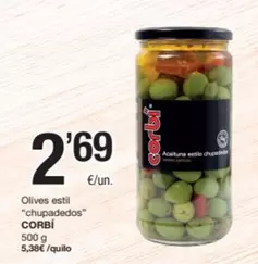 Corbi - Olives Estil "Chupadedos"