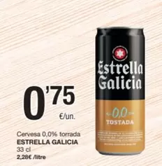 Estrella Galicia - Cervesa 0,0% Torrada