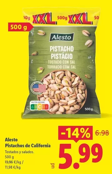 Alesto - Pistacho De California