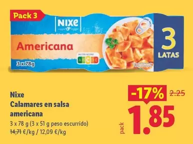 Nixe - Calamares En Salsa Americana