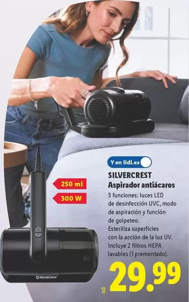SilverCrest - Aspirador Antiácaros 