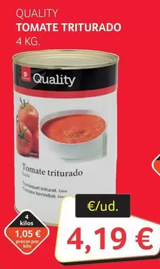Quality - Tomate Triturado