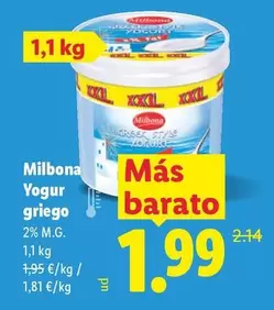 Milbona - Yogur Griego