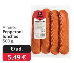 Almirez - Pepperoni Lonchas