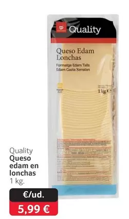 Quality - Queso Edam En Lonchas