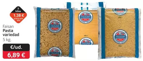 Faisan - Pasta Variedad