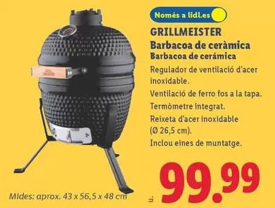 Grillmeister - Barbacoa De Cerámica