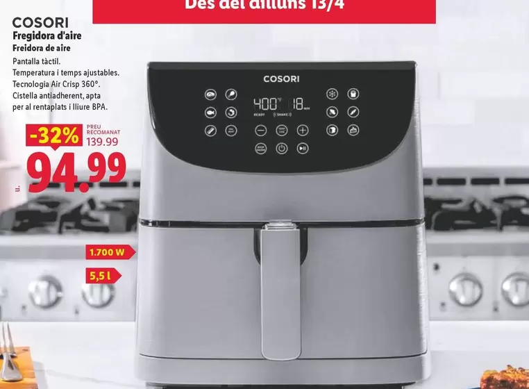 Cosori - Freidora De Aire