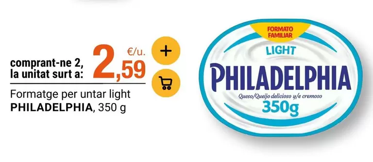 Philadelphia - Formatge Per Untar Light