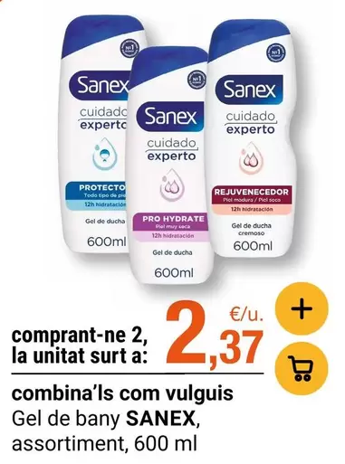 Sanex - Gel De Bany Assortiment