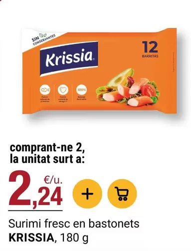 Krissia - Surimi Fresc En Bastonets