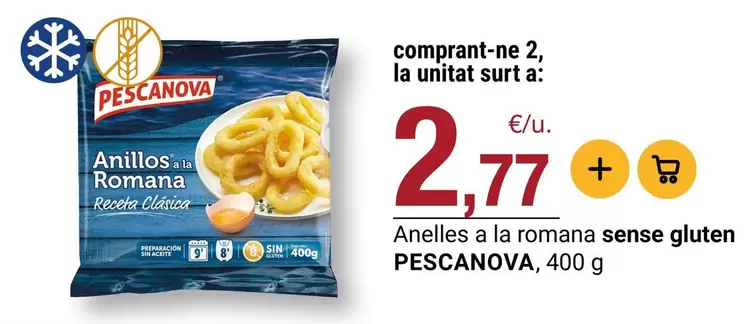 Pescanova - Anelles A La Romana Sense Gluten