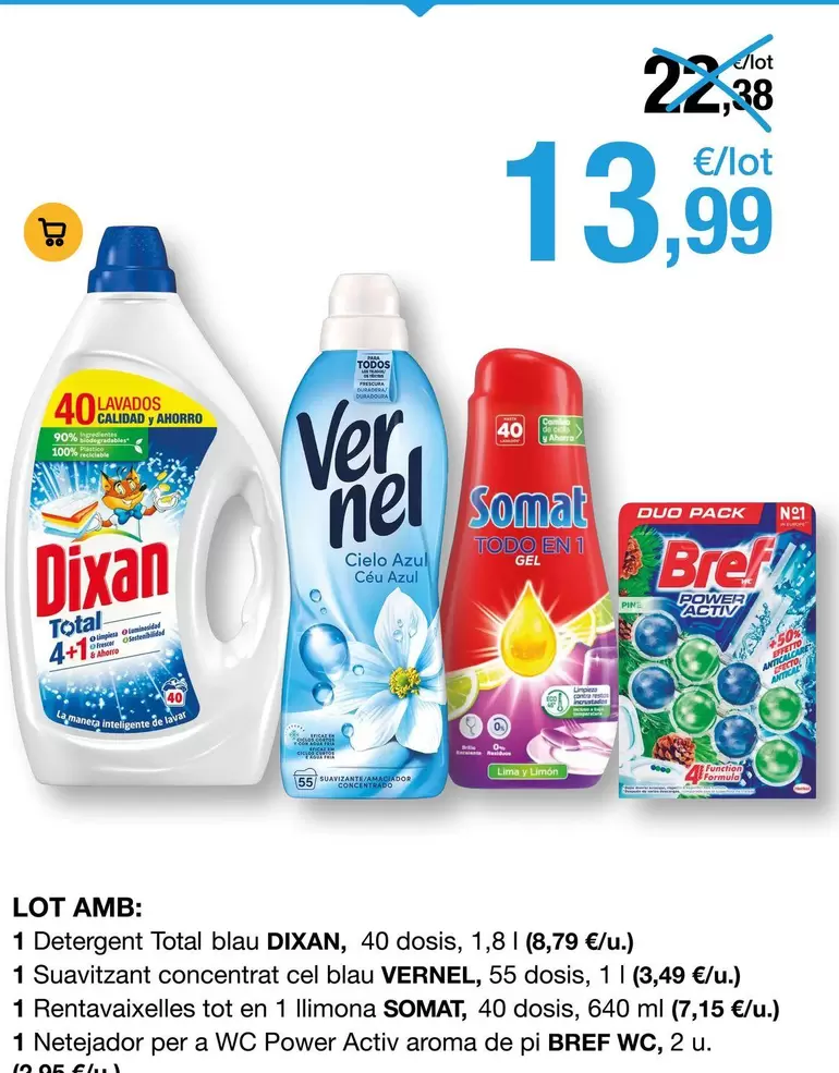 Dixan - Detergente Total Blau