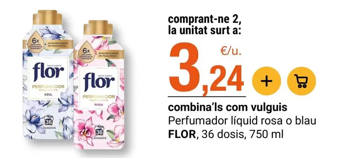 Flor - Perfumador Líquid Rosa O Blau