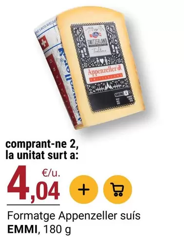 Avec - Formatge Appenzeller Suis