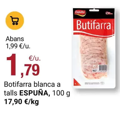 Espuña - Botifarra Blanca A Talls