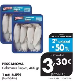 Pescanova - Calamares Limpios