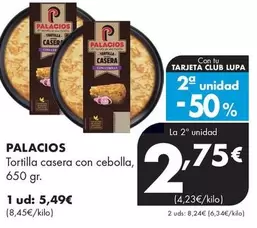 Palacios - Tortilla Casera Con Cebolla