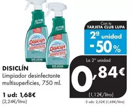 Disiclin - Limpiador Desinfectante Multisuperficies