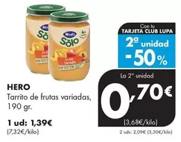 Hero - Tarrito De Frutas Variadas