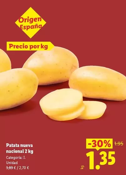 Patata Nueva Nacional