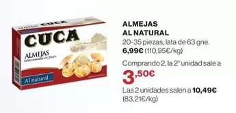 Cuca - Almeja Al Natural