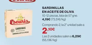 Escuris - Sardinillas En Aceite De Oliva
