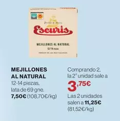 Escuris - Mejillones Al Natural