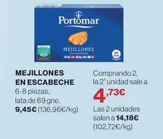 Portomar - Mejillones En Escabeche