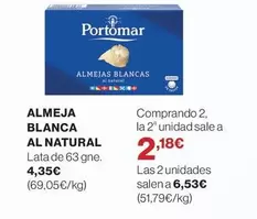 Portomar - Almeja Blanca Al Natural