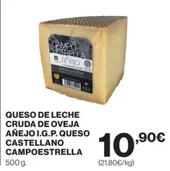 Estrella - Queso De Leche Cruda De Oveja Añejo I.g.p. Queso Castellano