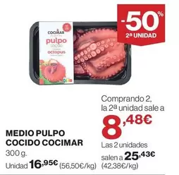 cocimar - Medio Pulpo Cocido