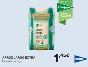 Hipercor - Arroz Largo Extra