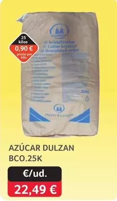 Dulzán - Azúcar BCO