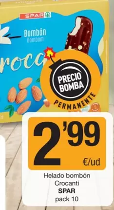 Spar - Helado Bombon Crocanti