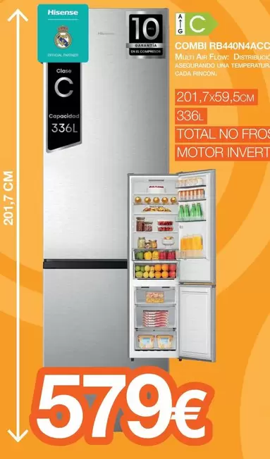 Hisense - Combi RB440N4ACC