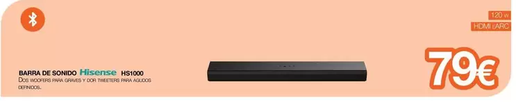 Hisense - Barra De Sonido HS1000