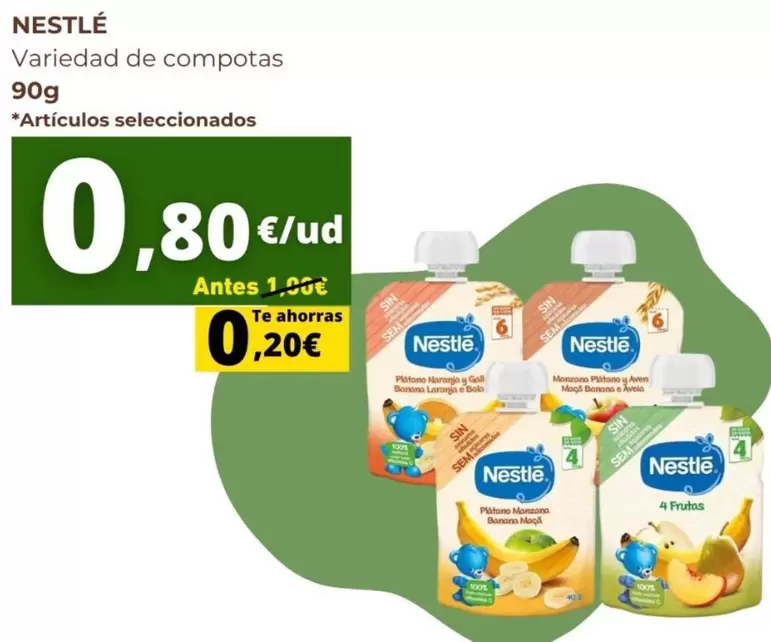 Nestlé - Variedad De Compotas