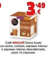 Nescafé - Cafe Dolce Gusto Con Leche, Cortado, Espresso Intenso O Espresso Intenso Descafeinado