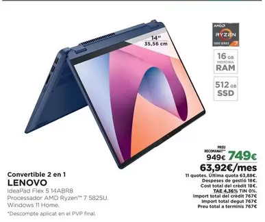 Lenovo - Convertible 2 En 1