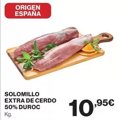duroc - Solomillo Extra De Cerdo 50% Duroc