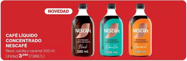 Nescafé - Cafe Liquido Concentrado