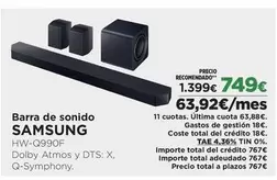 Samsung - Barra De Sonido