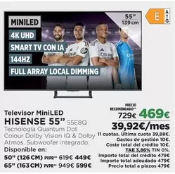 Hisense - Televisor Miniled