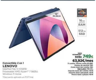 Lenovo - Convertible 2 En 1