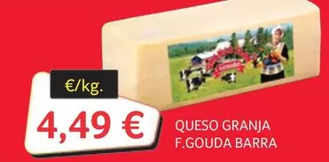 Granja - Queso F.Gouda Barra