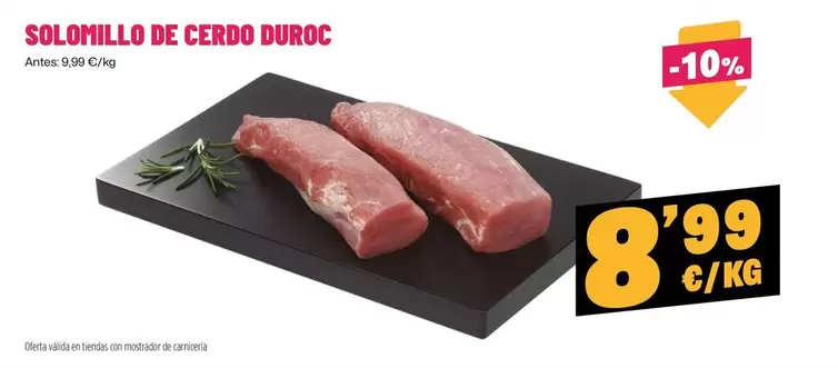 duroc - Solomillo De Cerdo Duroc