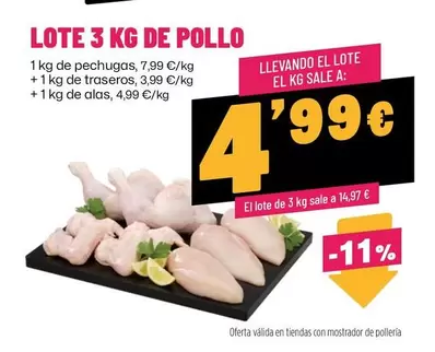 Lote 3 Kg De Pollo