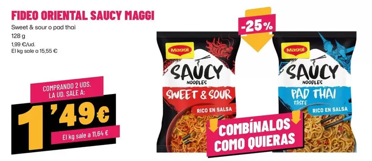 Maggi - Fideo Oriental Saucy