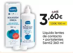 Senti2 - Liquido Lentes De Contacto + Portalentes